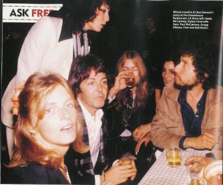 Bob Dylan, Paul McCartney, Linda Mccartney, Cher