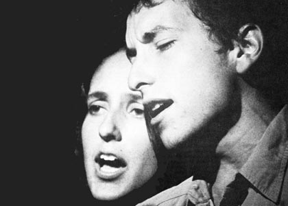 Bob Dylan and Joan Baez. Боб Дилан и Джоан Баэз