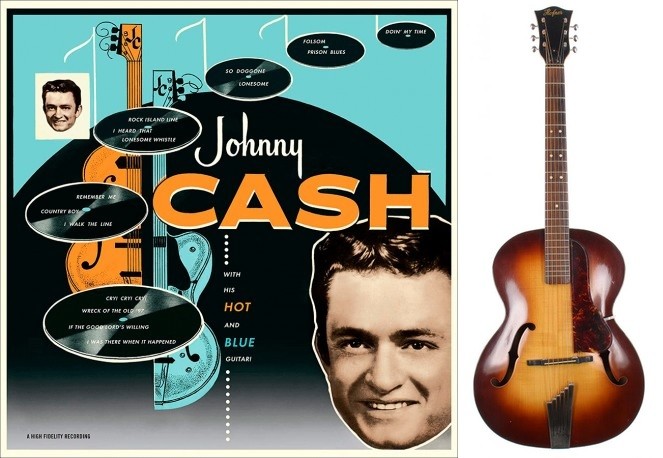 Johnny Cash with His Hot and Blue Guitar, Hofner Congress Guitar