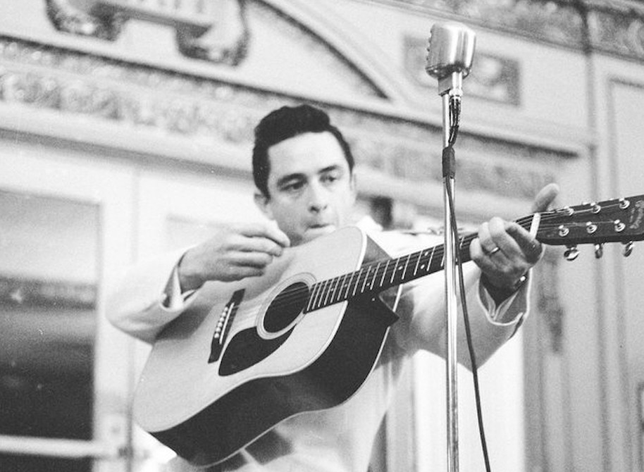 Johnny Cash, D-28 guitar Martin