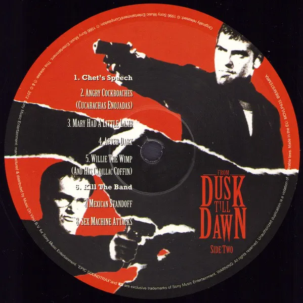 обложка CD саундтрека От Заката До Рассвета