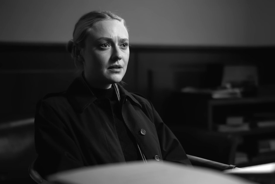 Дакота Фаннинг в роли Мардж Шервуд, сериал Рипли 2024